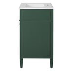 24' Bathroom Vanity with 2 Doors and Tip-Out Drawer, Bathroom Storage Cabinet with Sink, Soft-Closing Doors with Organizers