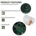 36'' Bathroom Vanity with Ceramic Sink Combo, Solid Wood Frame Bathroom Storage Cabinet, Freestanding Vanity Set with 3 Drawers& Soft Closing Doors