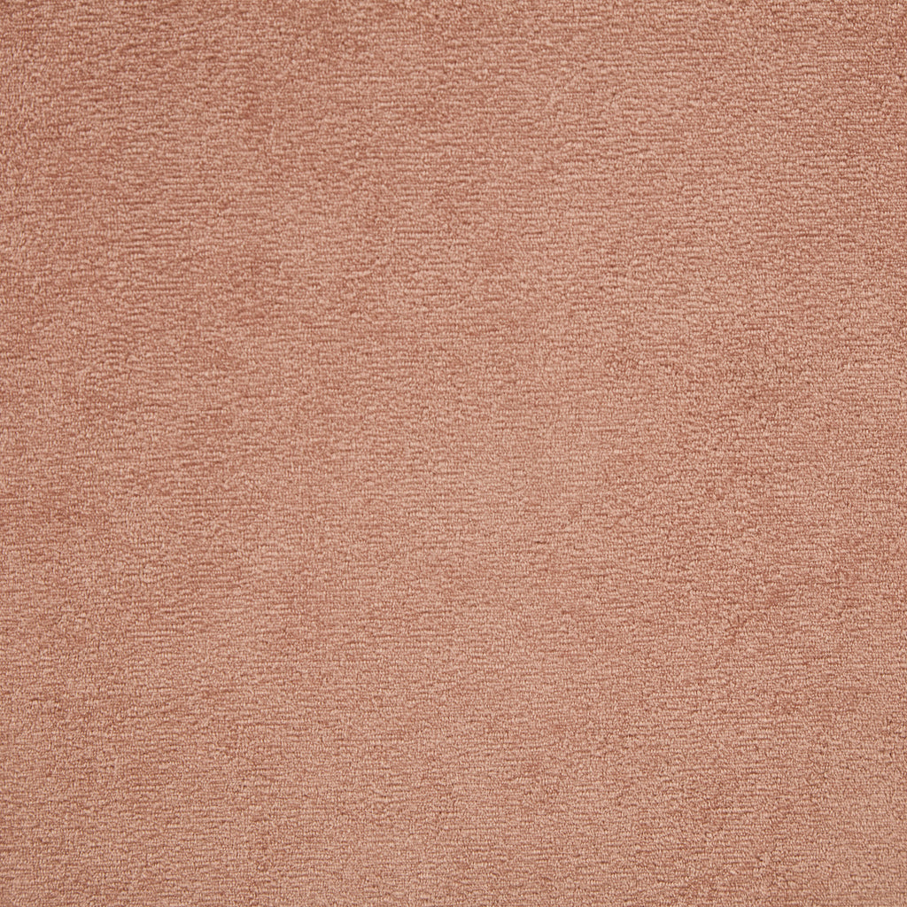 Modern 47' Cozy Upholstered Armchair Sofa with Movable Ottoman, Pink Chenille Fabric, Wide Seat and Curved Armrests