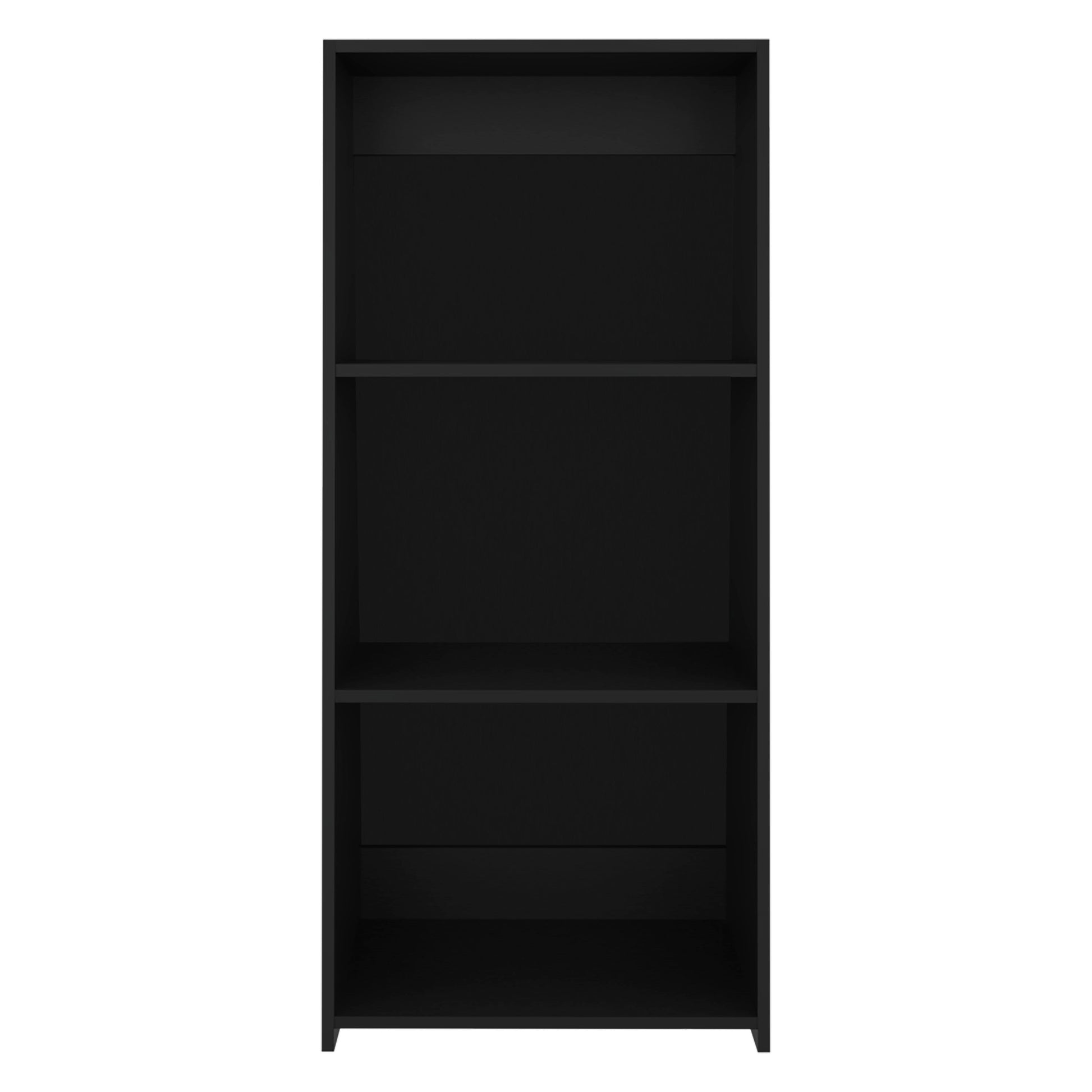 Note 47 Tall Three-Tier Ladder Bookcase Black