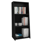 Note 47 Tall Three-Tier Ladder Bookcase Black