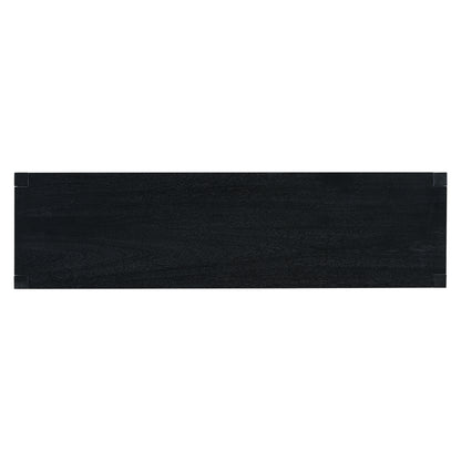 U_Style 60''Acacia Veneer Console Table with 4 Spacious Drawers, Modern Crisscross Design Entryway Table with Open Bottom Storage,Farmhouse Sofa Table for Living Room,Kitchen,Dining Room,Hallway