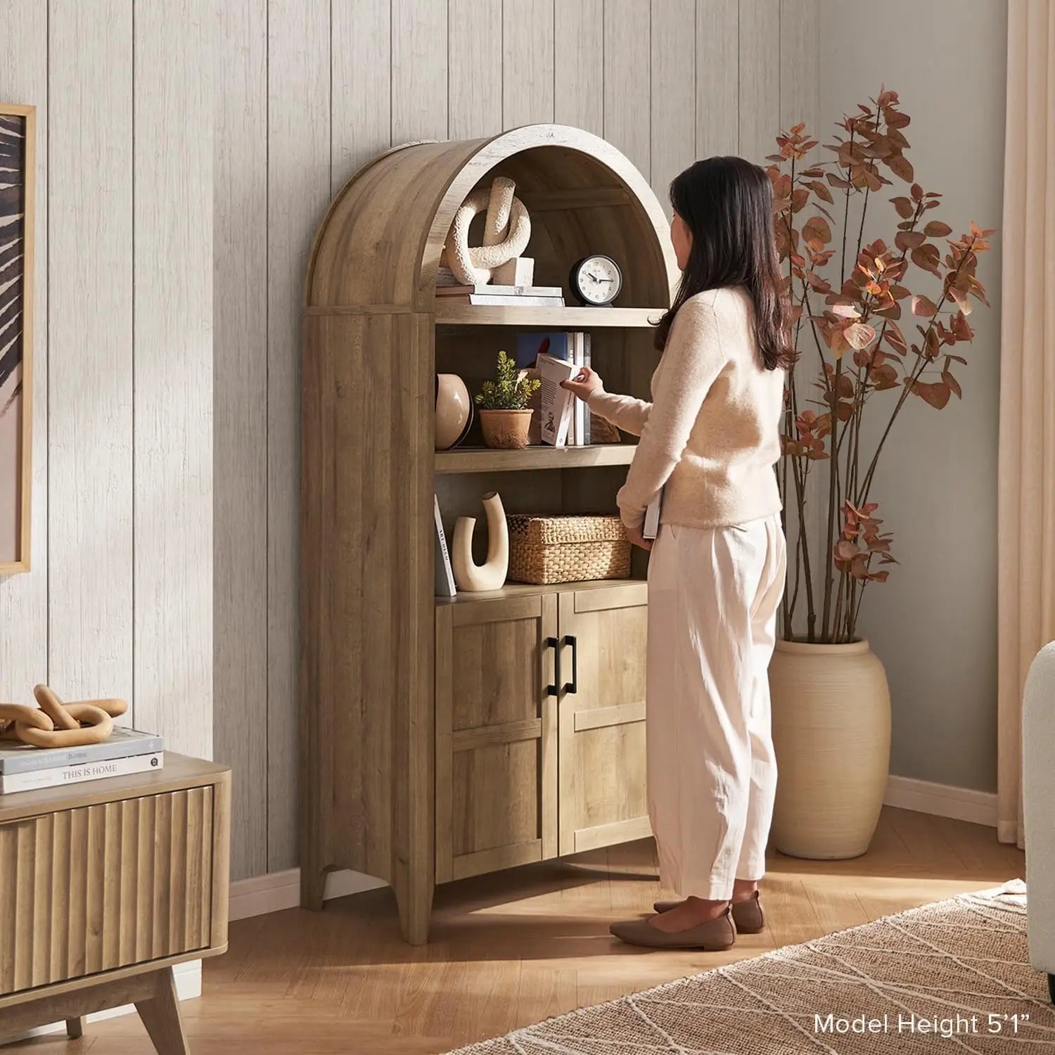 Walker Modern Arched Cabinet