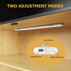 Modern Farmhouse Arched Cabinet with Glass Doors,72' Tall Auto Sensor Light Arch Storage Cabinet with Height Adjustable Shelf and 2 Drawers Display Bookshelf in Black Oak Wood Grain Bookshelf