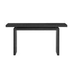 U_STYLE Uniquely Designed Ash Veneer Console Table, Modern Simple Style, Featuring Clever Tabletop Design, Suitable for Entryway, Hallway, Living Room, Foyer
