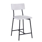 Badin Wood and Metal Modern Counter Stool