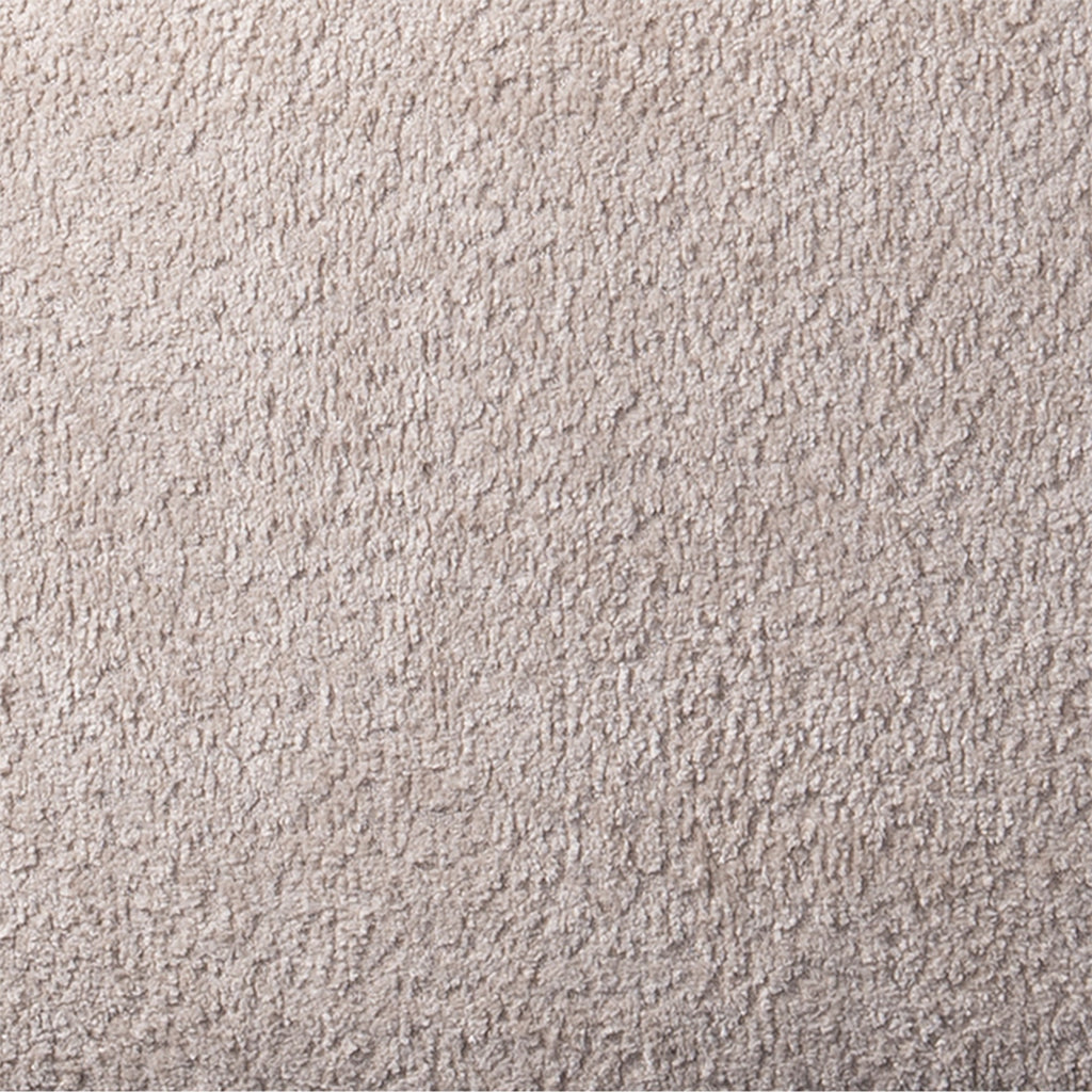 Modern Upholstered 360 Degree Swivel Chair Beige Faux Boucle Fabric Solid Wood Frame Accent Chair