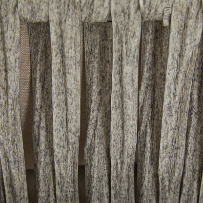 [Set of 2] 36' Beige Iron Lounge Chair with Rope Weave Design and Plush Cushions, Perfect for Indoor and Outdoor Relaxation