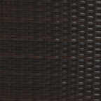 GO 4-Piece Garden Furniture, Patio Seating Set, PE Rattan Outdoor Sofa Set, Wood Table and Legs, Brown and Beige