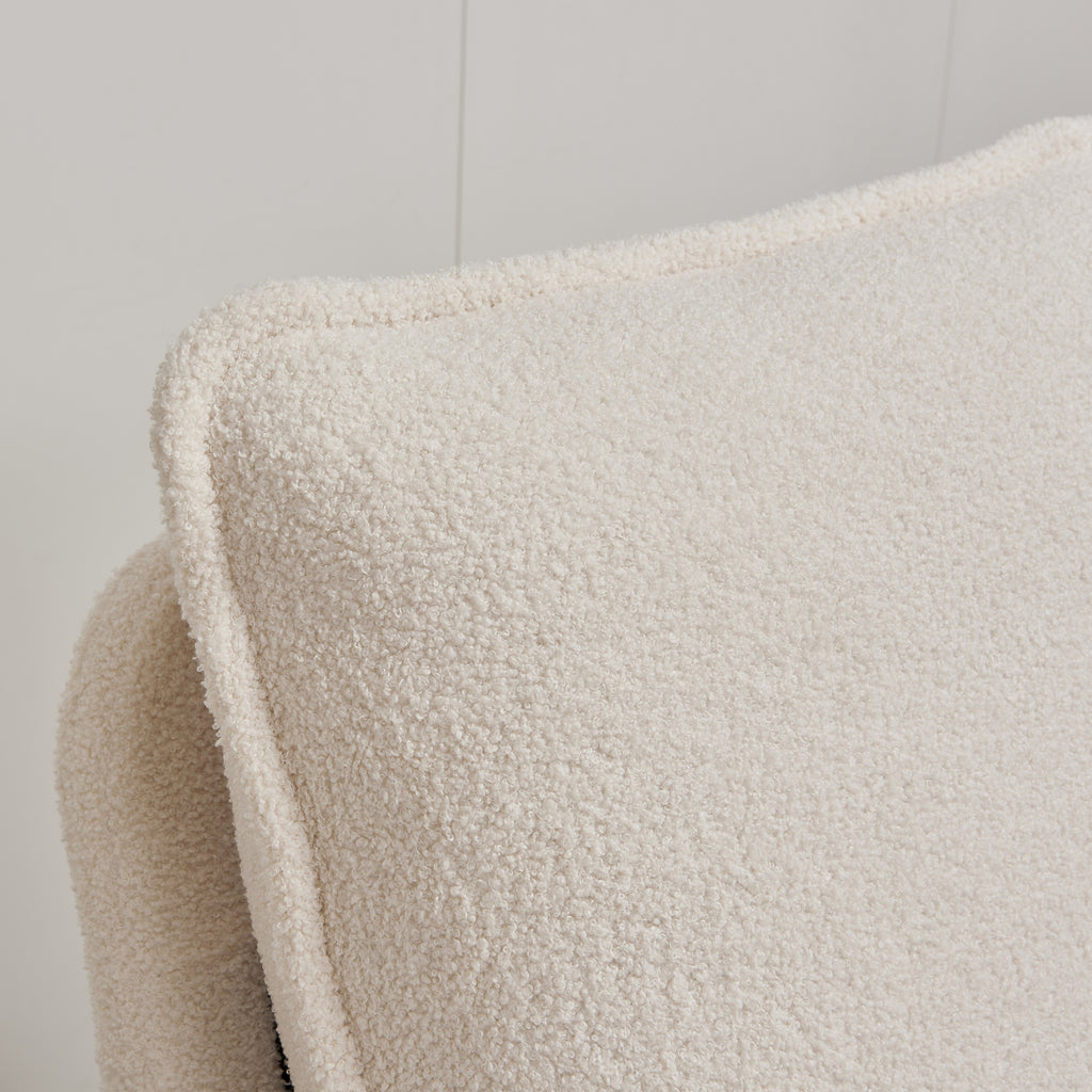 Modern Sherpa Upholstered Accent Chair,  Comfortable Living Room Armchair, Lounge chair for Bedroom, and Office – Stylish and Ergonomic Design