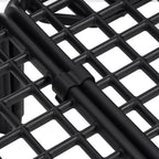 5 Piece Patio Conversation Sets, Modern Outdoor Patio Sectional Furniture Set with Square Coffee Table, Waterproof Thick Cushion Deep Seating for Porch, Balcony, Black & Dark Gray