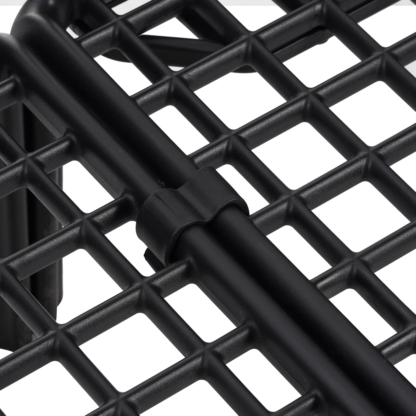 5 Piece Patio Conversation Sets, Modern Outdoor Patio Sectional Furniture Set with Square Coffee Table, Waterproof Thick Cushion Deep Seating for Porch, Balcony, Black & Dark Gray