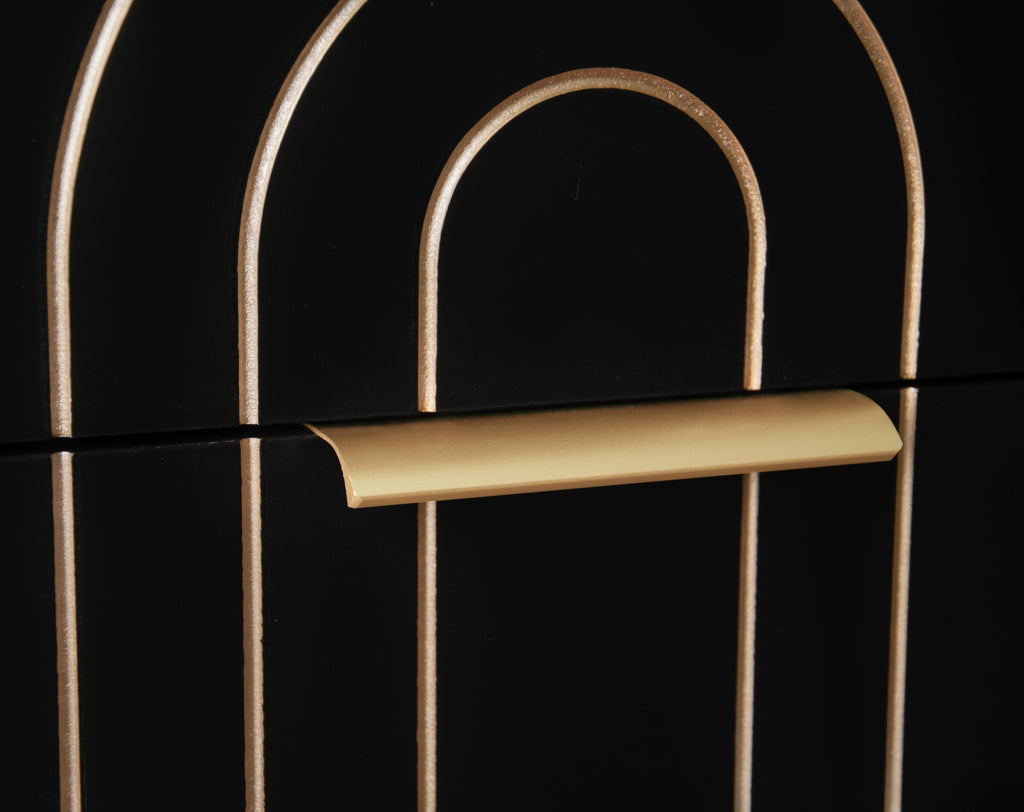 Modern 6 Drawer Dresser, Modern Dresser with Metal Handles, Storage Chest of Drawer, Wide Dresser Drawer Organizers with  Carving Design for Bedroom, Living Room, Hallway