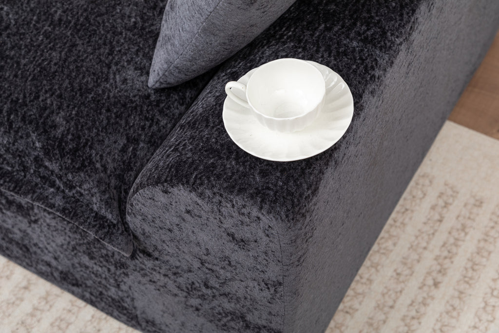 103' Cloud Sectional Couch with L - Shape Chaise, Boneless Modern Modular Large - Segment Sofa for Living Room, No Assembly Required Sectional Sofa