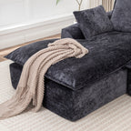 103' Cloud Sectional Couch with L - Shape Chaise, Boneless Modern Modular Large - Segment Sofa for Living Room, No Assembly Required Sectional Sofa