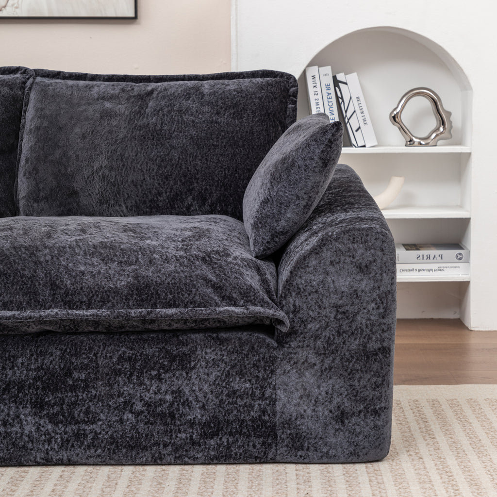 103' Cloud Sectional Couch with L - Shape Chaise, Boneless Modern Modular Large - Segment Sofa for Living Room, No Assembly Required Sectional Sofa