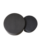 Nesting Coffee Table Set of 2,Upholstered Round Coffee Tables Set of 2 for Living Room, Modern Foam Round Coffee Table Side Table End Table Ottoman, No Assembly