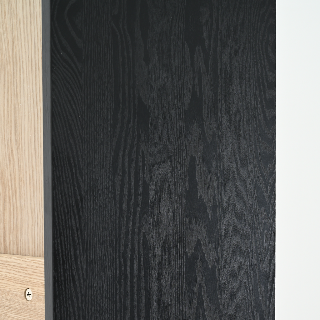 74.5'' Tall Display Cabinet with Glass Doors, Modern Style China Cabinet, Curio Cabinet for Collectibles Figures Trophies, for Hallways Living Room, Kitchen, Home, Studio or Workspace - Black