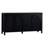 Modern Storage Sideboard Buffet Cabinet with Artificial Rattan Door, Sideboard Buffet Cabinet for Living Room , Entryway,Kitchen