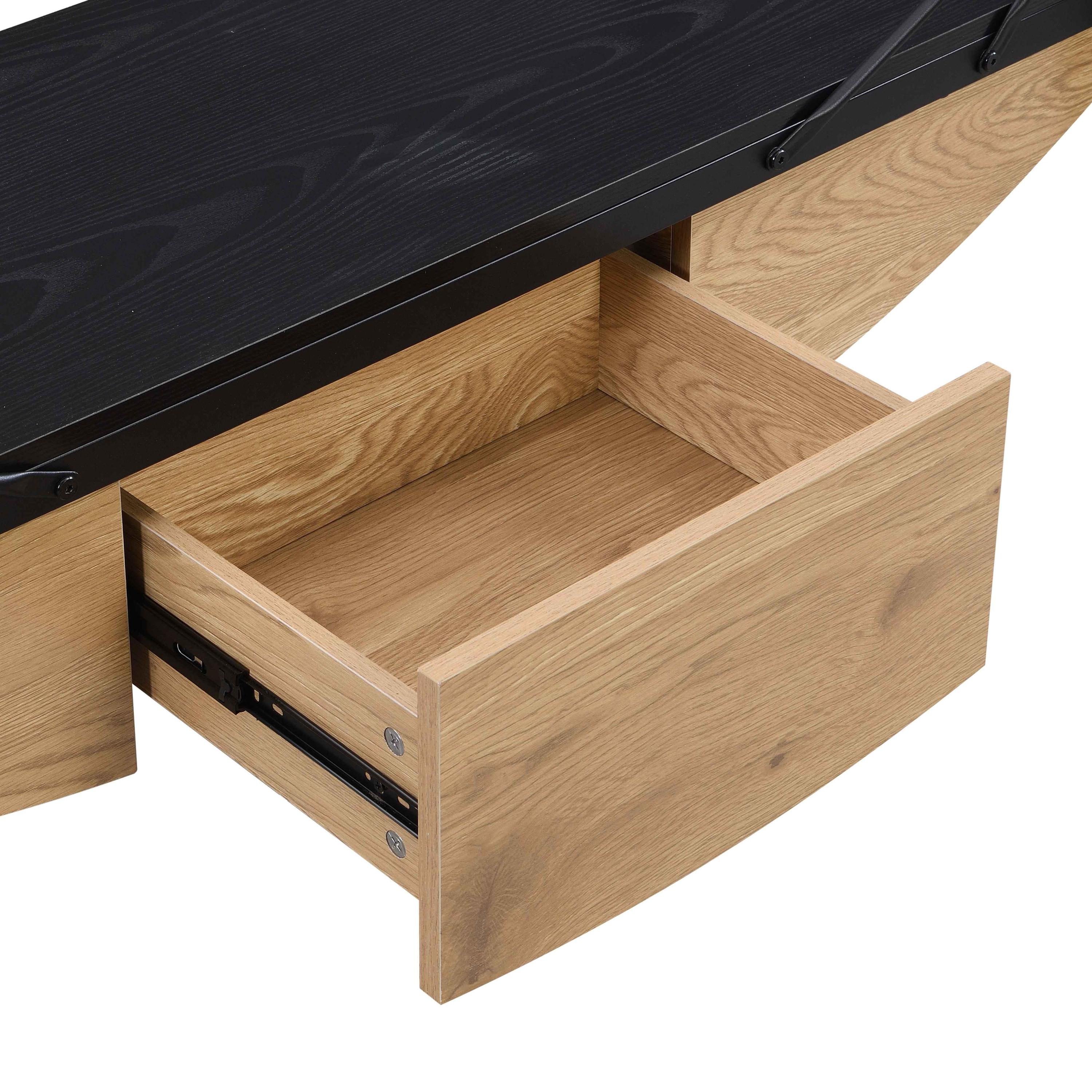 Sailboat-Shaped TV Stand, 70.87 inch Modern Entertainment Center with Drawer, MDF Wood Media Console Table, Unique Nautical Design, Sturdy Metal Support, Storage Cabinet for Living Room and Office