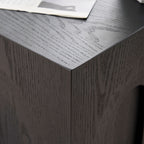 15.74'' Square Side Table Small Coffee Table Accent Table Bedside Table for Living Room Bedroom,BLACK