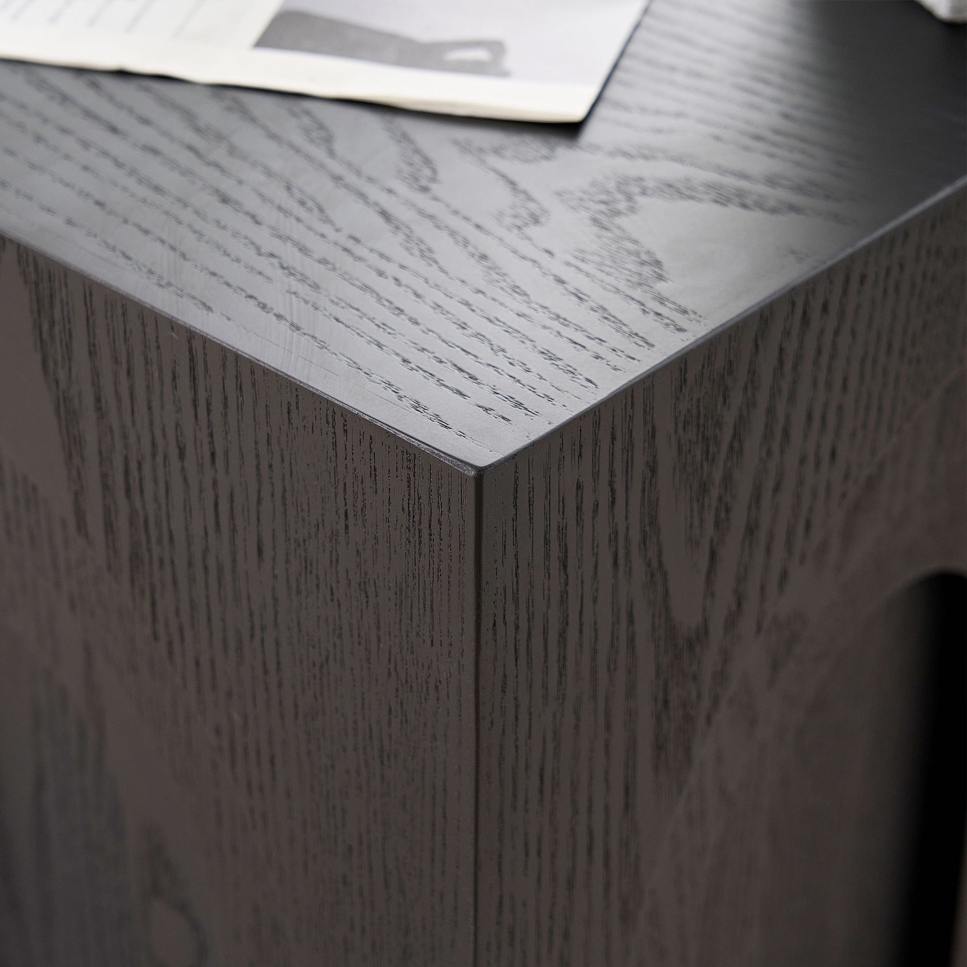 15.74'' Square Side Table Small Coffee Table Accent Table Bedside Table for Living Room Bedroom,BLACK