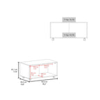 Modern Black Wengue Patrick Rectangular Coffee Table.