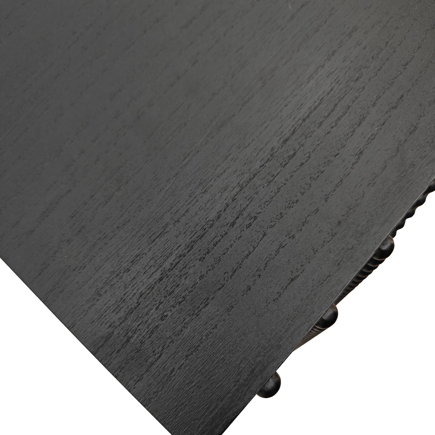 Modern Black Wood Storage Cabinet with Decorative Door, 30in Accent Sideboard for Living Room, Bedroom, or Entryway