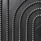 Modern Black Wood Storage Cabinet with Decorative Door, 30in Accent Sideboard for Living Room, Bedroom, or Entryway