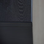 Modern Black Console Table with Ribbed Design,Wood Console Table, 47' W entryway table,Black Entry Table Narrow Console Table, Modern Hallway Table, Modern Sofa Table, Living Room Table