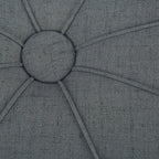 48" Ottoman,Polyester Fabric Large Cocktail Ottoman Modern Style For Living Room, Blue - Groovy Boardz