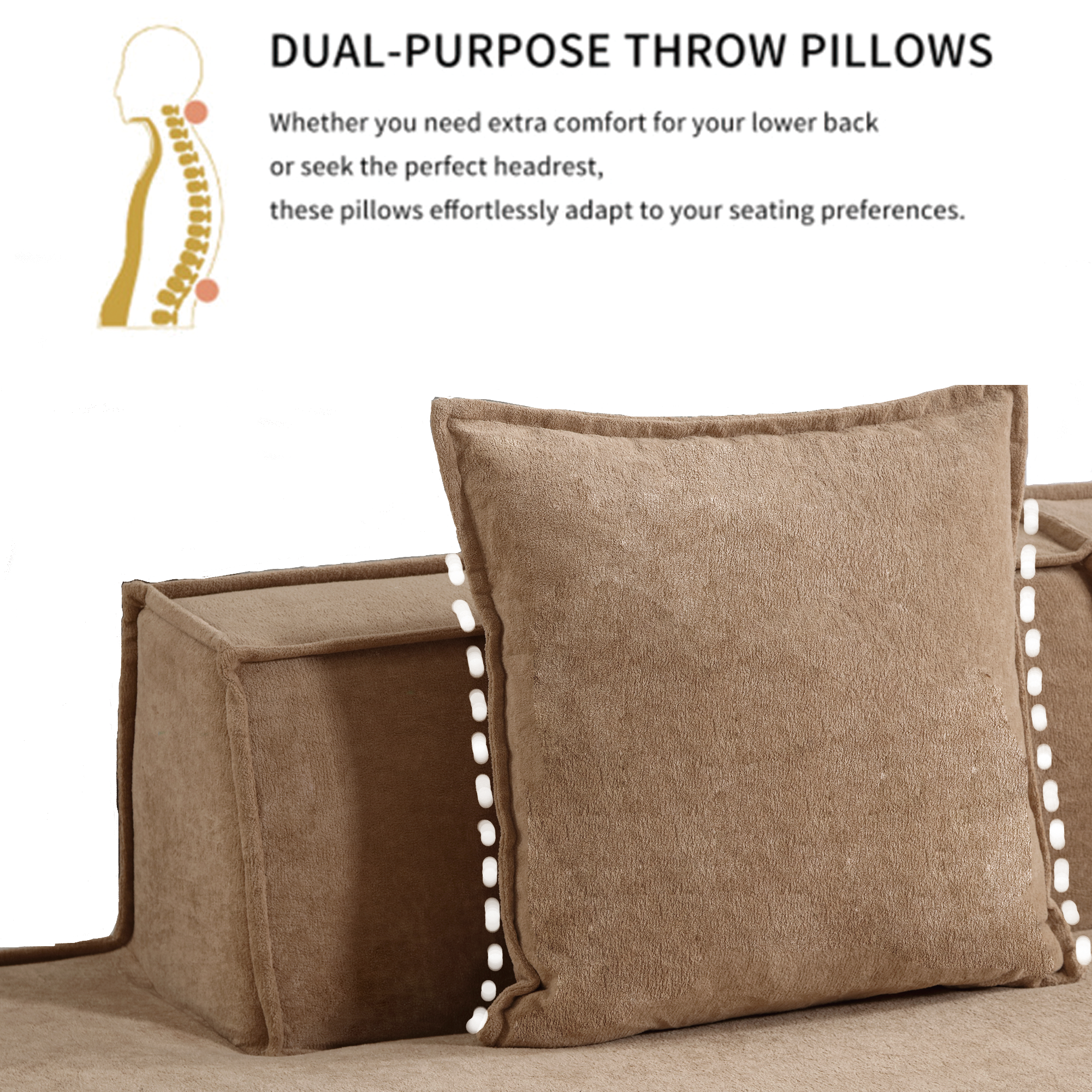 Customizable L-Shaped Modular Sofa Sectional for Modern Living Spaces - Groovy Boardz