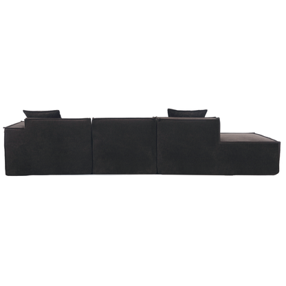 Customizable L-Shaped Modular Sofa Sectional for Modern Living Spaces - Groovy Boardz
