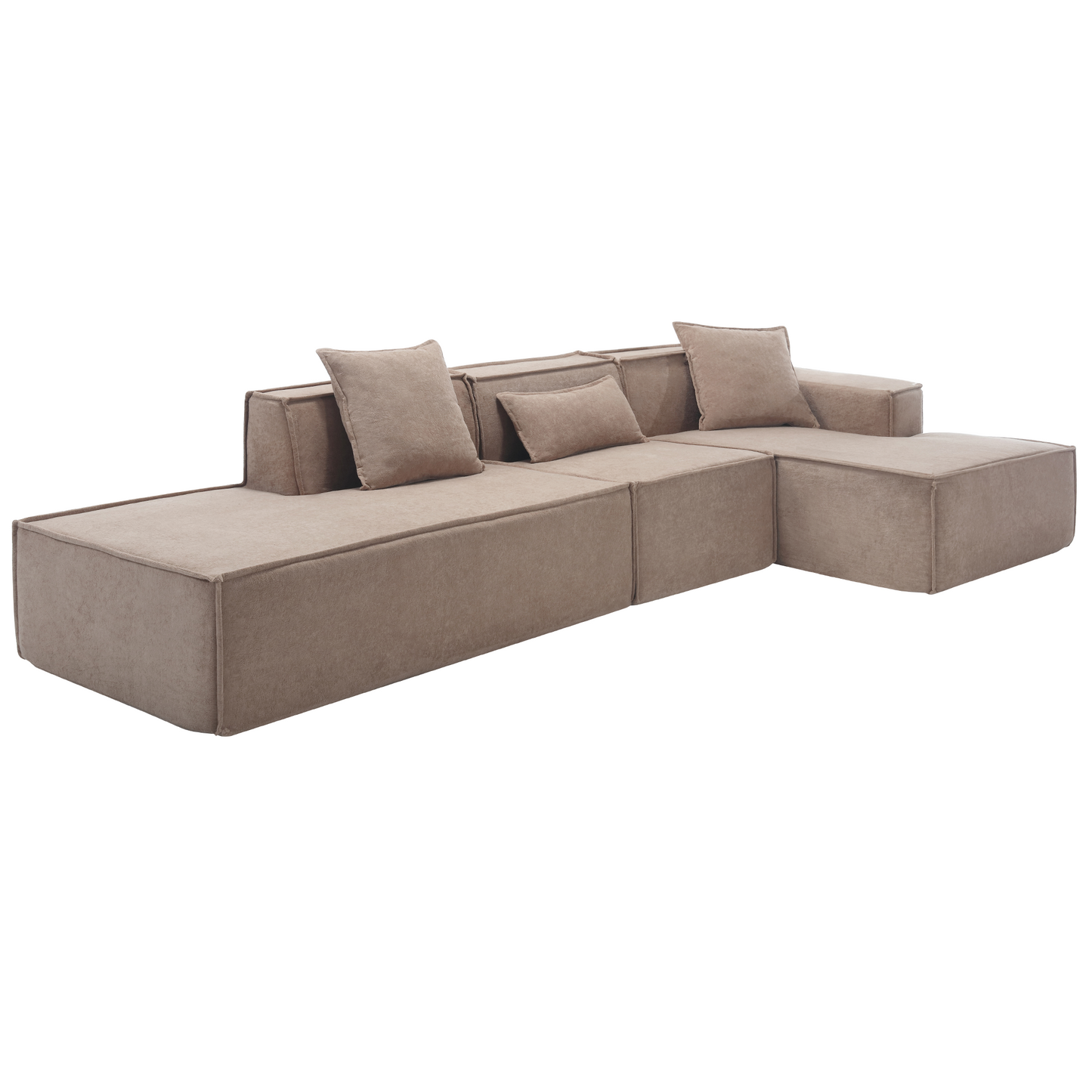 Customizable L-Shaped Modular Sofa Sectional for Modern Living Spaces - Groovy Boardz