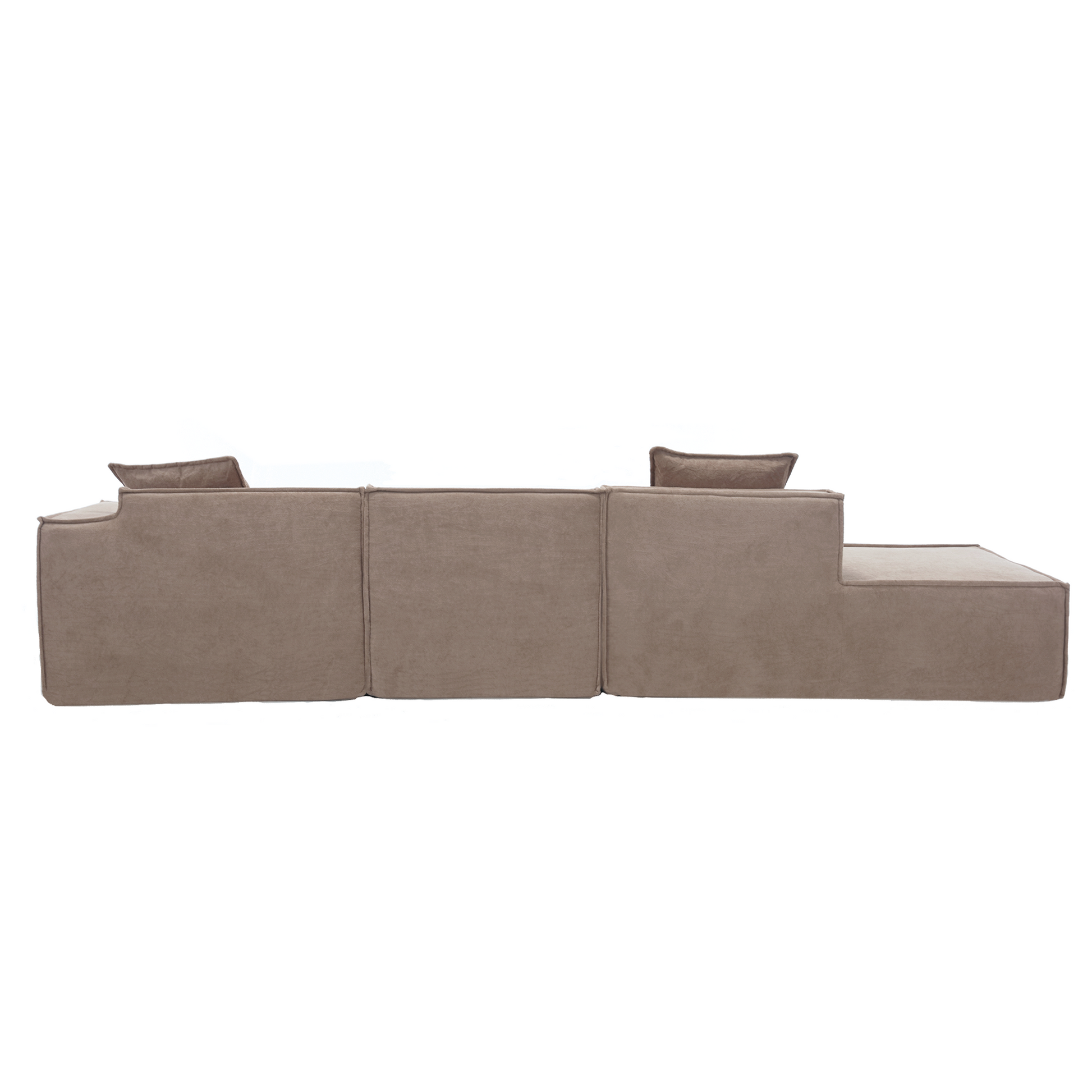 Customizable L-Shaped Modular Sofa Sectional for Modern Living Spaces - Groovy Boardz