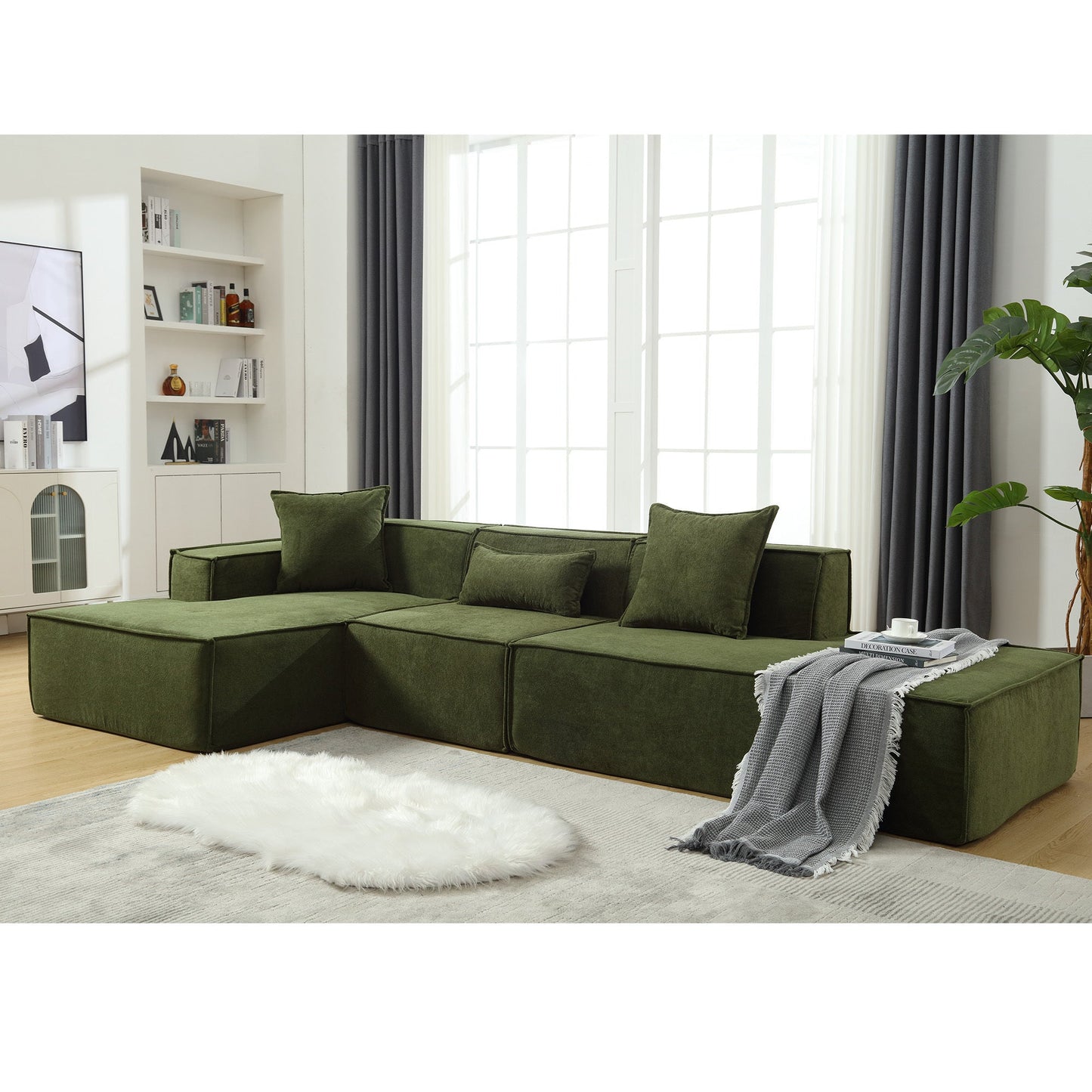 Customizable L-Shaped Modular Sofa Sectional for Modern Living Spaces - Groovy Boardz