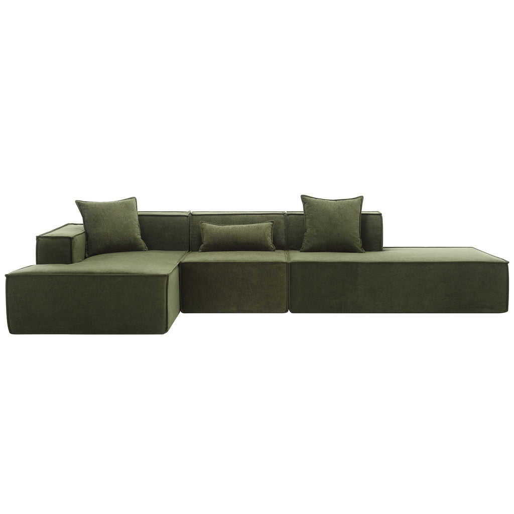 Customizable L-Shaped Modular Sofa Sectional for Modern Living Spaces - Groovy Boardz