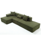 Customizable L-Shaped Modular Sofa Sectional for Modern Living Spaces - Groovy Boardz