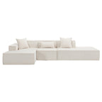 Customizable L-Shaped Modular Sofa Sectional for Modern Living Spaces - Groovy Boardz