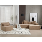Customizable L-Shaped Modular Sofa Sectional for Modern Living Spaces - Groovy Boardz