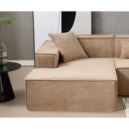 Customizable L-Shaped Modular Sofa Sectional for Modern Living Spaces - Groovy Boardz