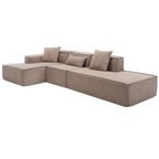 Customizable L-Shaped Modular Sofa Sectional for Modern Living Spaces - Groovy Boardz