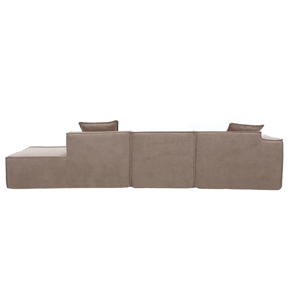 Customizable L-Shaped Modular Sofa Sectional for Modern Living Spaces - Groovy Boardz