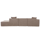 Customizable L-Shaped Modular Sofa Sectional for Modern Living Spaces - Groovy Boardz
