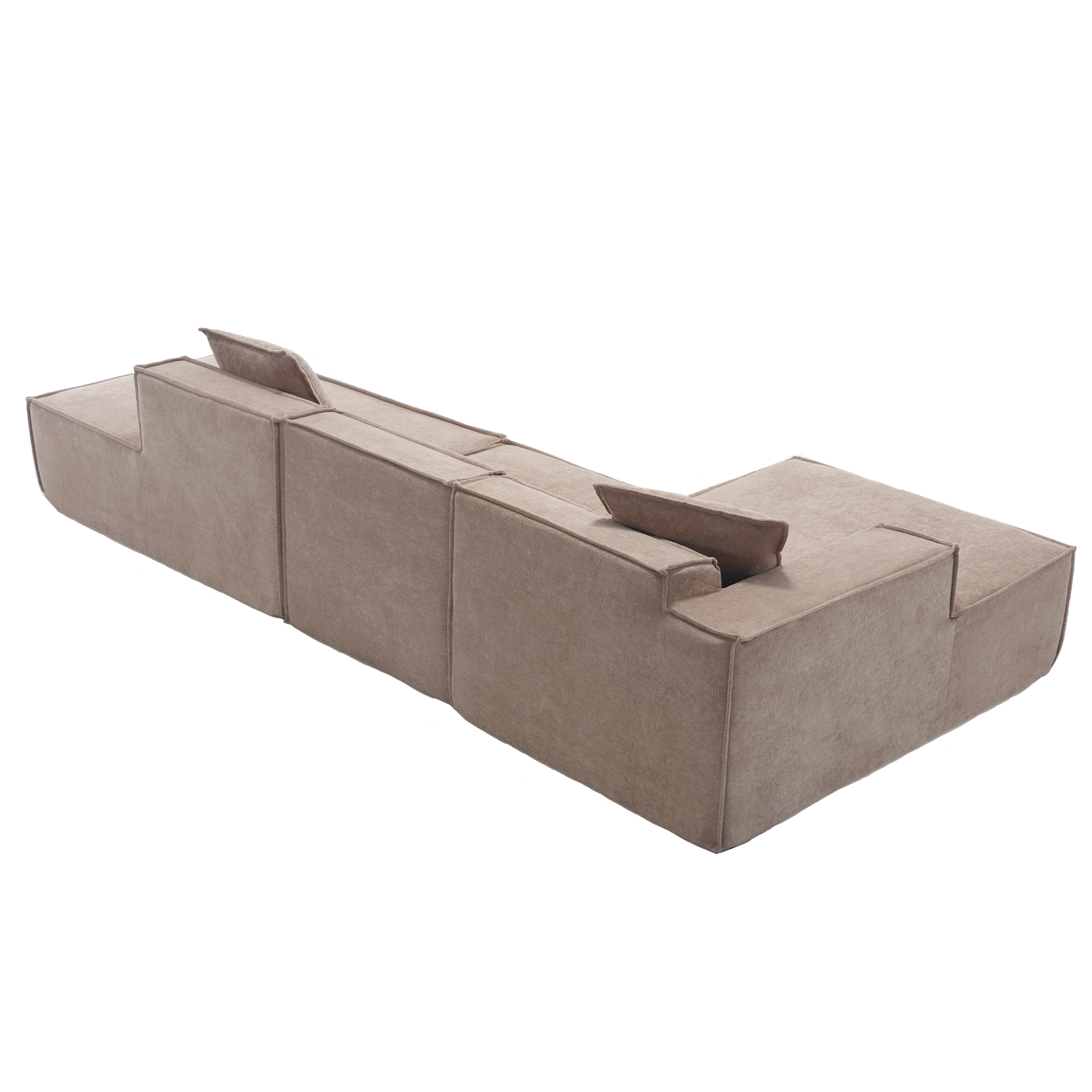 Customizable L-Shaped Modular Sofa Sectional for Modern Living Spaces - Groovy Boardz