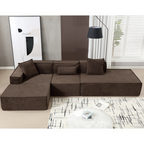 Customizable L-Shaped Modular Sofa Sectional for Modern Living Spaces - Groovy Boardz