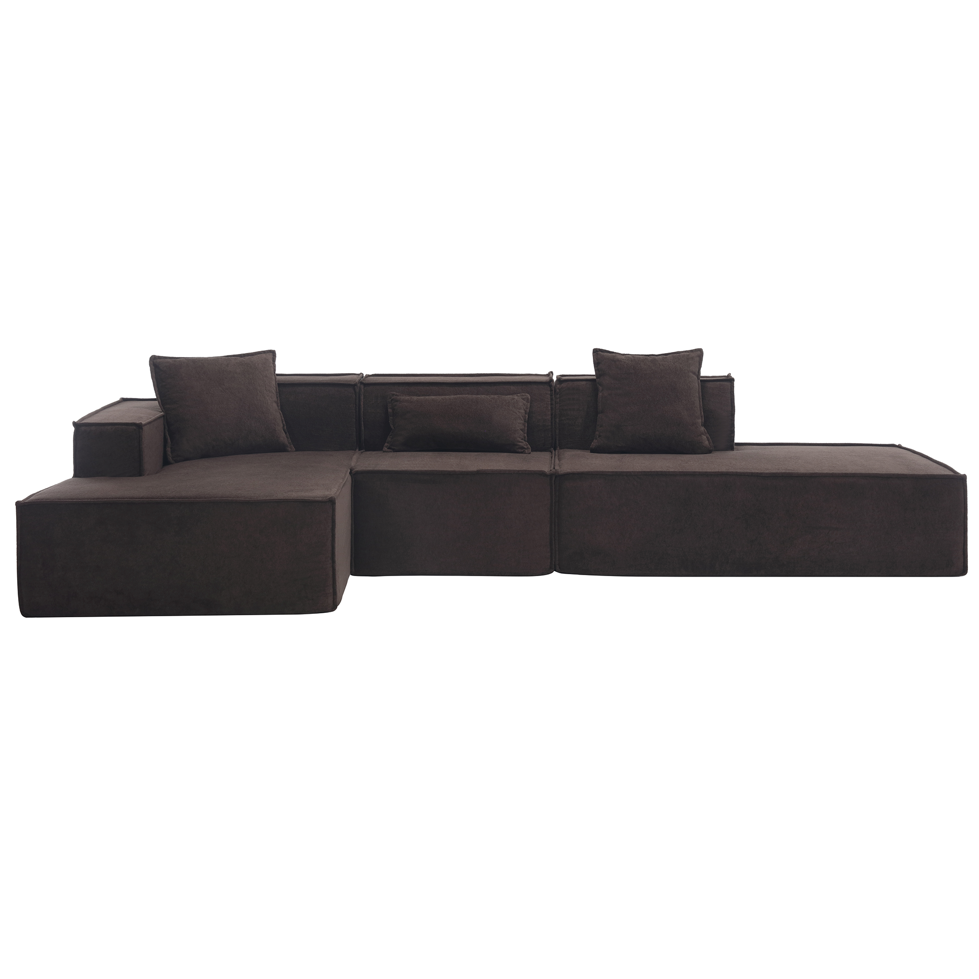 Customizable L-Shaped Modular Sofa Sectional for Modern Living Spaces - Groovy Boardz
