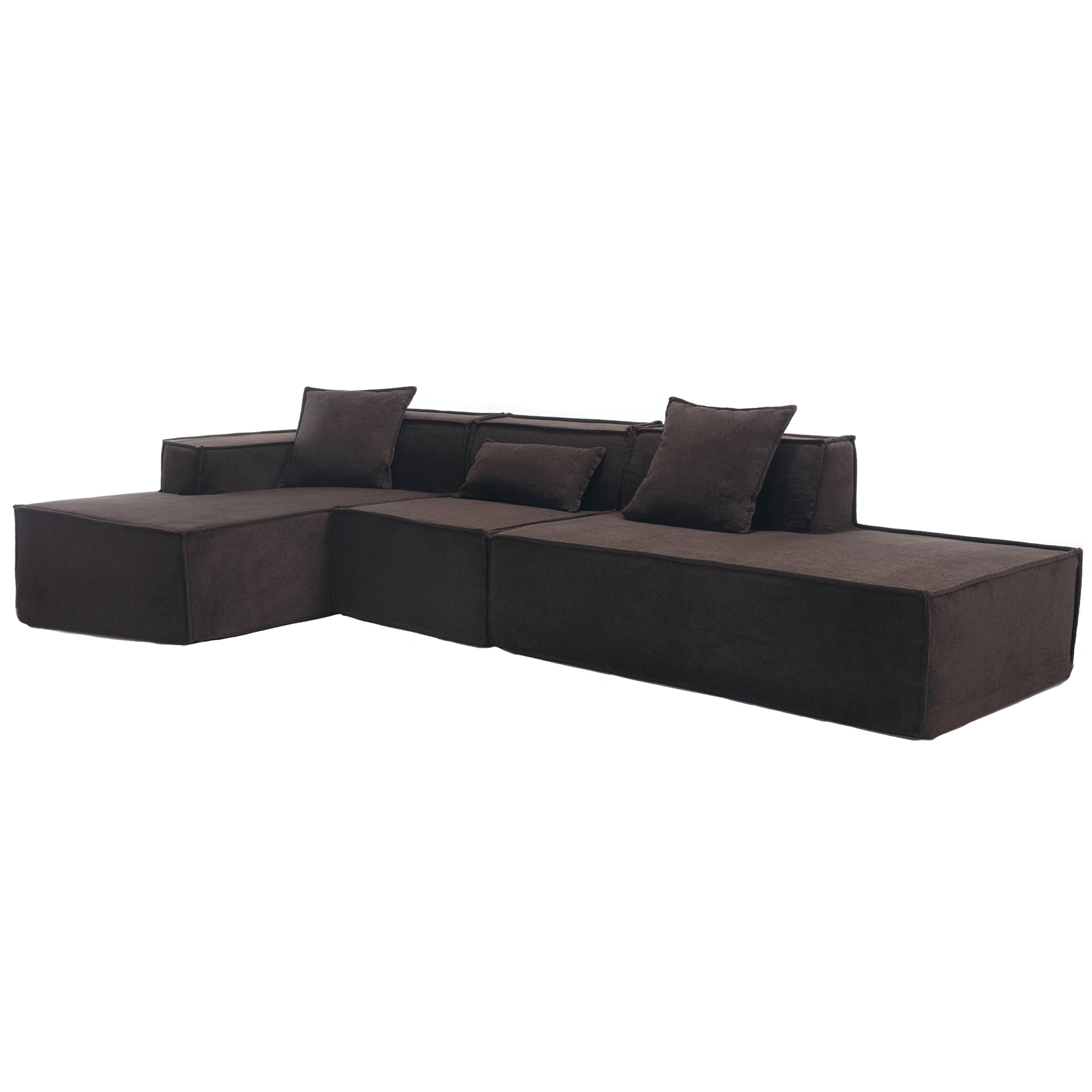 Customizable L-Shaped Modular Sofa Sectional for Modern Living Spaces - Groovy Boardz
