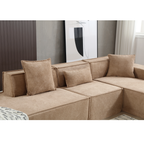 Customizable L-Shaped Modular Sofa Sectional for Modern Living Spaces - Groovy Boardz