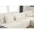 Customizable L-Shaped Modular Sofa Sectional for Modern Living Spaces - Groovy Boardz